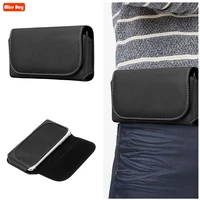 universal high quality leather phone bag for iphone 13 12 mini 11 12 pro max xs xr xs 7 8 6 6s plus 5 se waist belt case holster