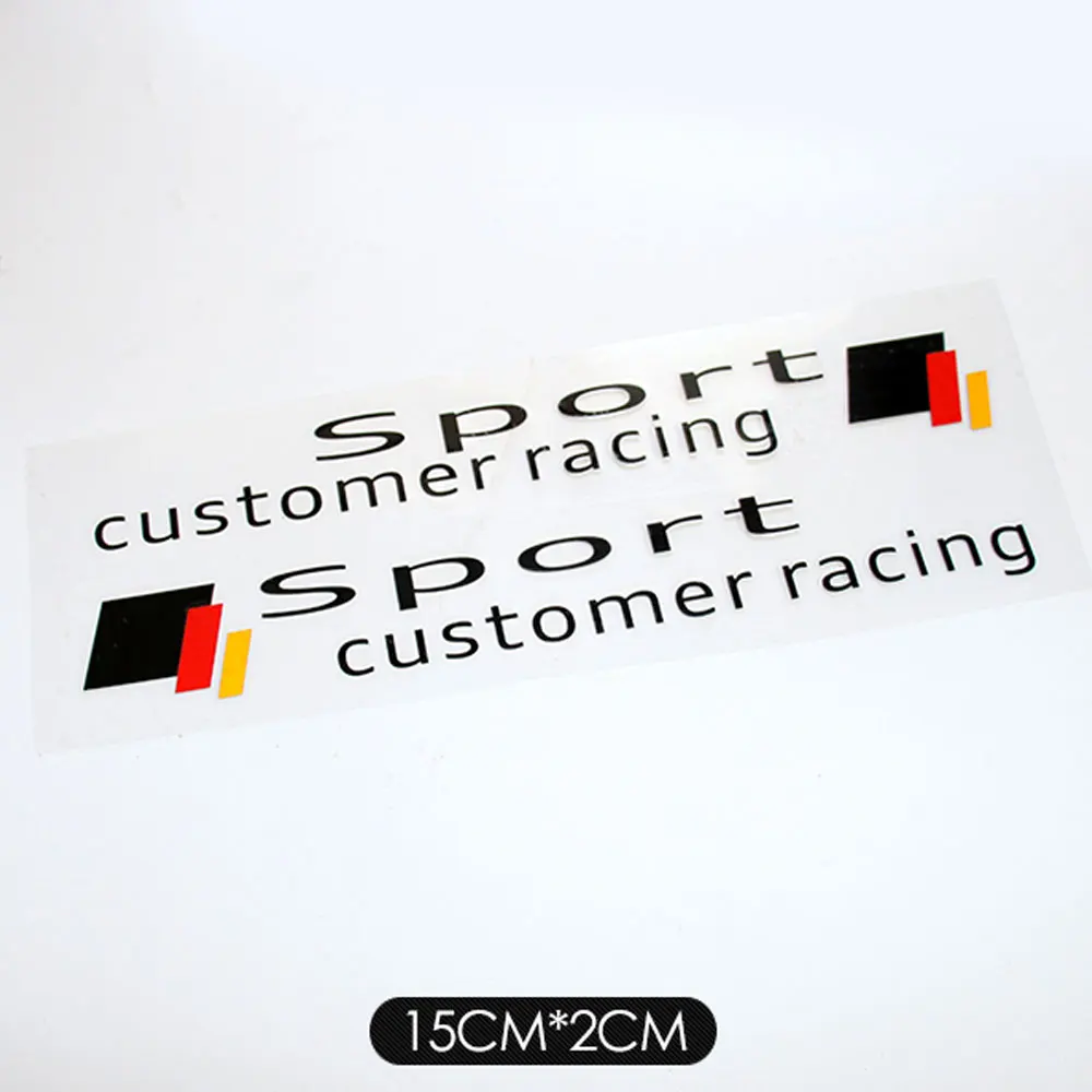 DSYCAR 1 пара спортивный клиент гоночный автомобиль наклейка на зеркало заднего