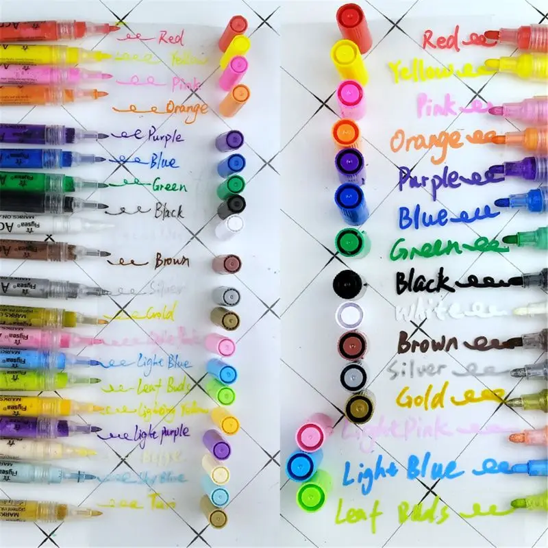 

35pcs Acrylic Permanent Paint Marker Pen for Ceramic Rock Glass Porcelain Mug