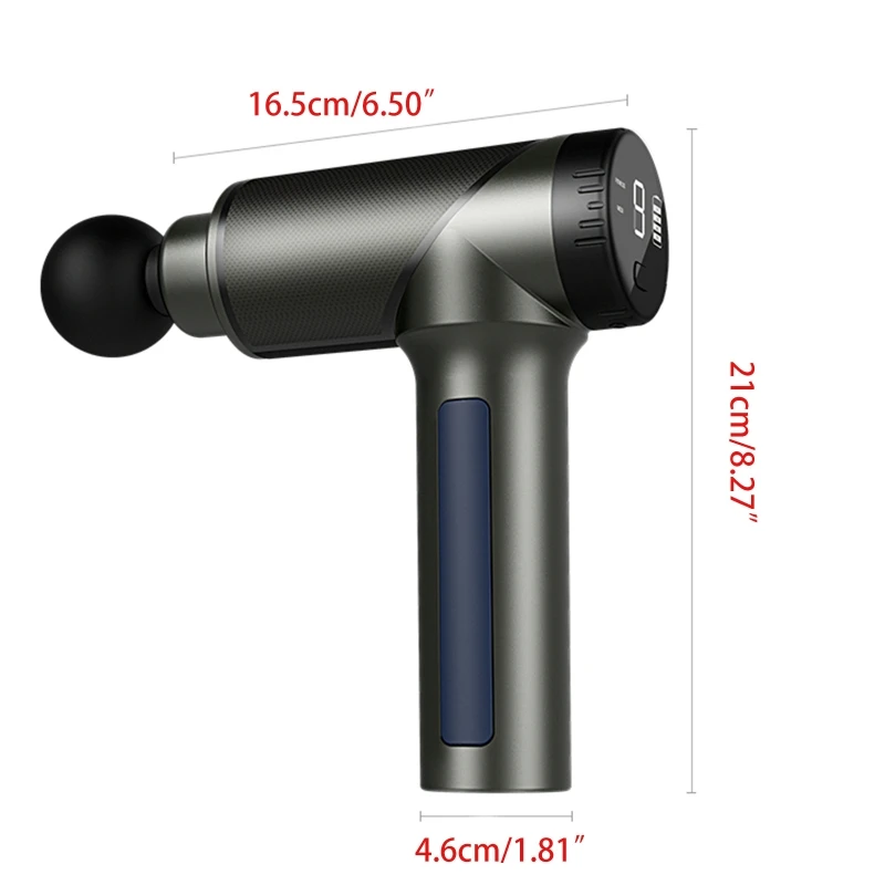 

Electric Muscle Massager Deep Tissue Percussion Massage Tool Vibrating Relaxing Therapy Device Body Fitness Equipment