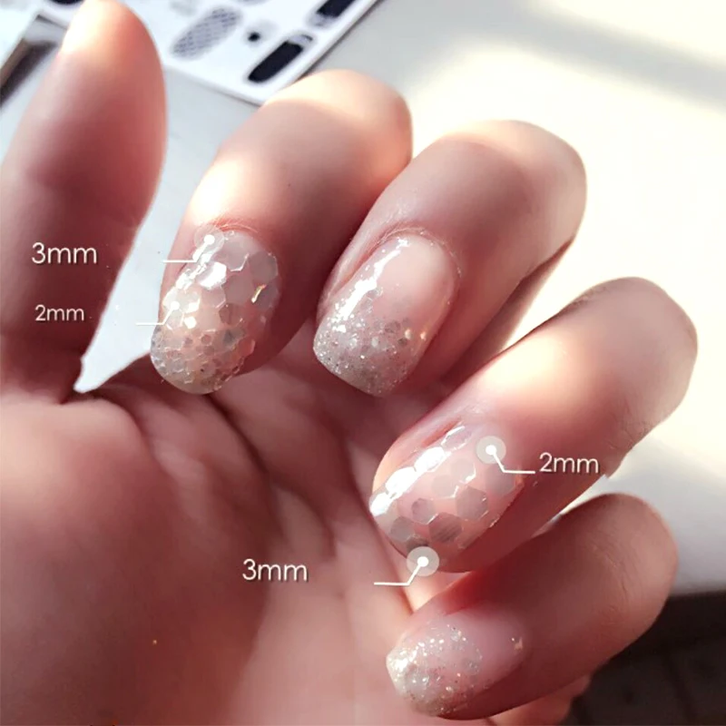 Голографический блестящий порошок Блестящий сахар фиолетовый розовый фруктовый