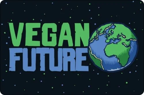 

Tin Sign Vegan Future Black 20 X 30cm