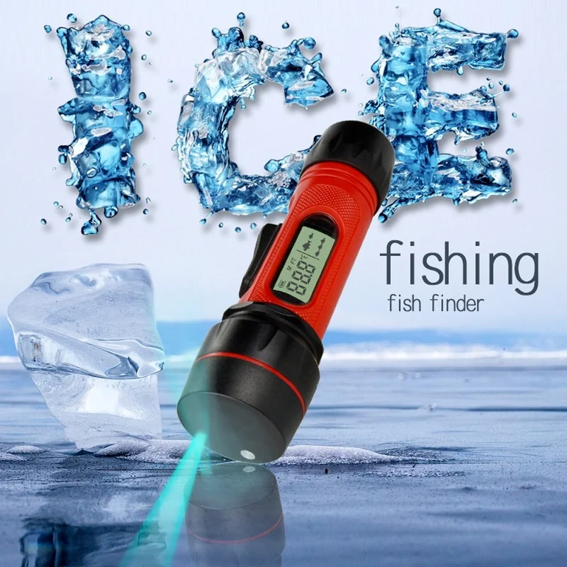 

Wireless Sonar Fish Finder Portable Echo Sounder 100M Depth Waterproof Digital Handle Ice Fishing Finder Lake Sea Fish Detector