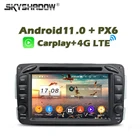 DSP Android 11,0 4 Гб + 32 ГБ 8-ядерный автомобильный DVD-плеер Wifi Bluetooth 5,0 RDS радио GPS карта для Benz W163 W209 W203 W170 W210 1998-2005