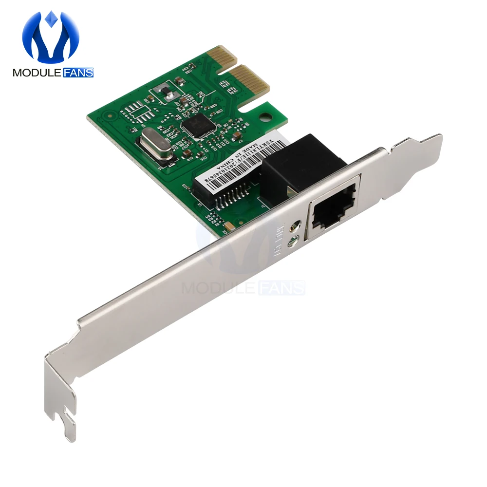 1000 Мбит/с Gigabit Ethernet PCI Express E сетевая карта 10/100/1000 м RJ 45 RJ45 сетевой адаптер конвертер