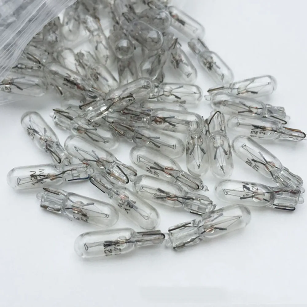 

10pcs Yellow Amber T5 Bulbs 12V Instrument Panel Light Car Dash Lamp Accessories Car Interior Lights Universal Auto Styling