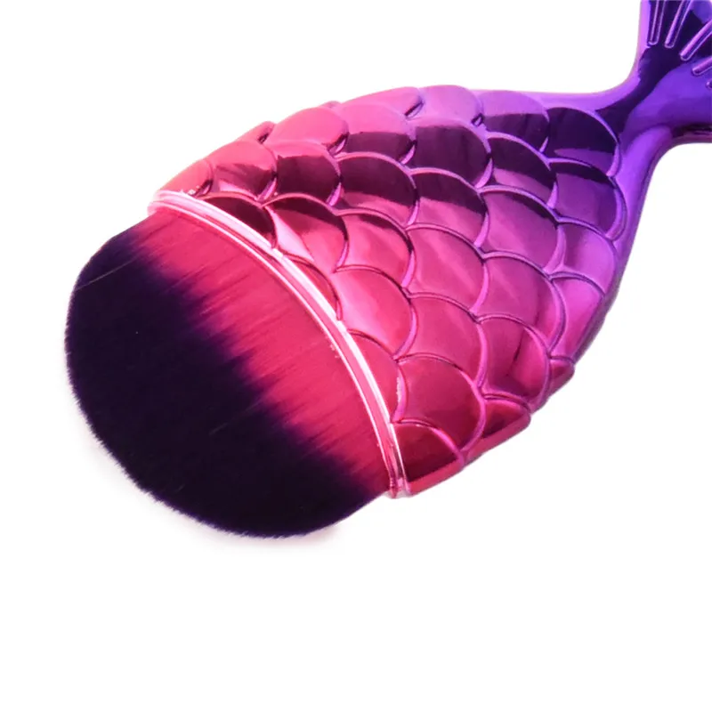 Мода 5 цветов красивые мягкие рыбьи весы Русалка нижняя пудра Румяна лицо щеки