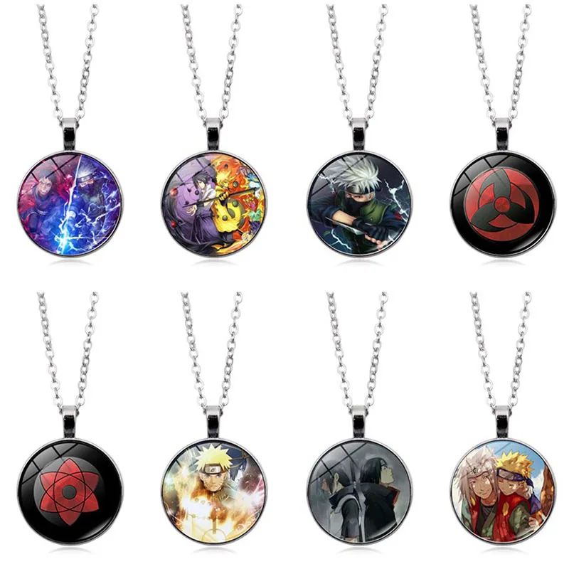 Ожерелье с глазами Шаринган для мужчин и женщин ювелирные изделия Uchiha Sasuke Kakashi