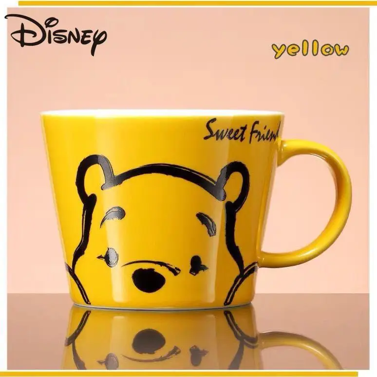 

Кружка Disney Винни-Пух керамическая кружка с рисунком, большая емкость, кружка для завтрака и молока, термостойкая кружка для кофе, кружка для ...