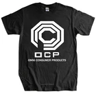 Футболка из хлопка, Классическая футболка с логотипом из фильма Robocop OCP ED209, винтажная Оригинальная футболка из бренд Shubuzhi хлопка в стиле ретро