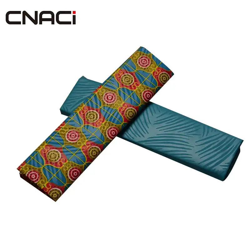 CNACI Новинка Kente Ткань Гана принт африканская ткань Анкара настоящий воск блок печать ткань 2+ 2 ярдов для женского платья