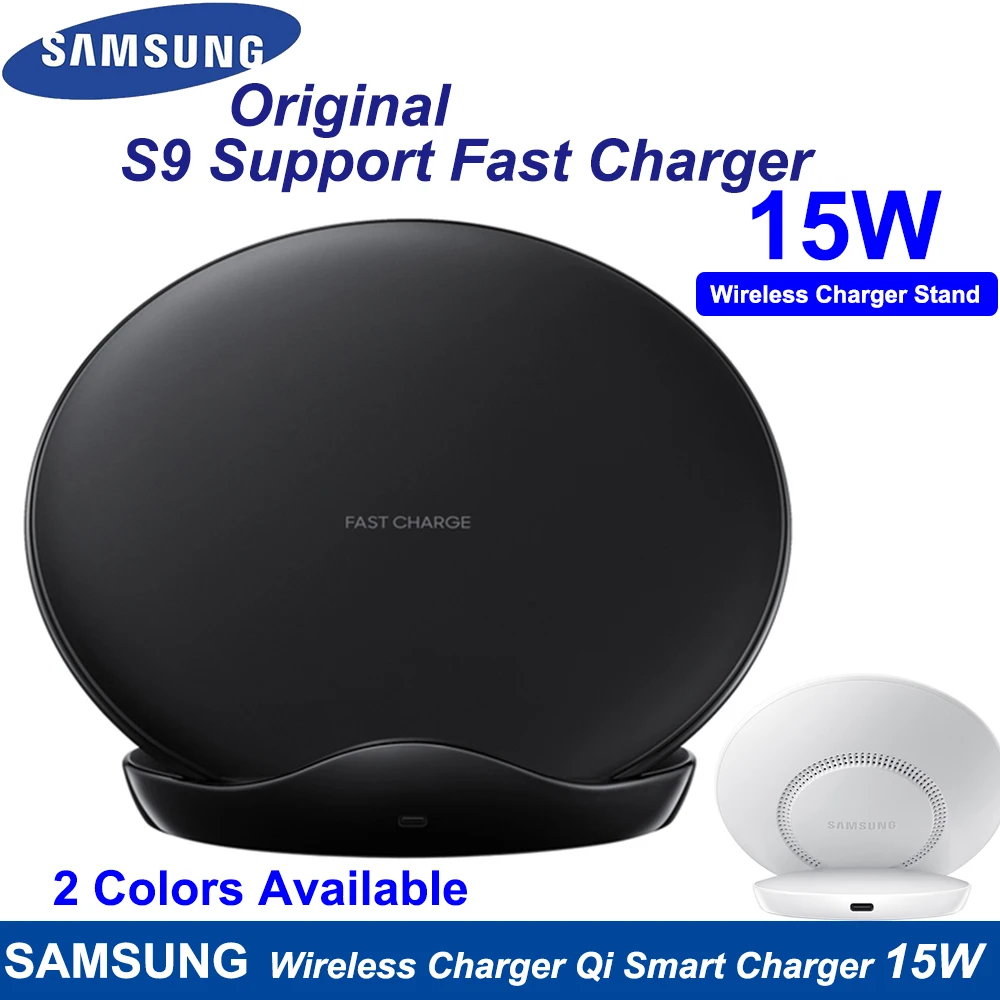 Оригинальное Быстрое беспроводное зарядное устройство Samsung Qi Smart Quick Charge для iPhone X