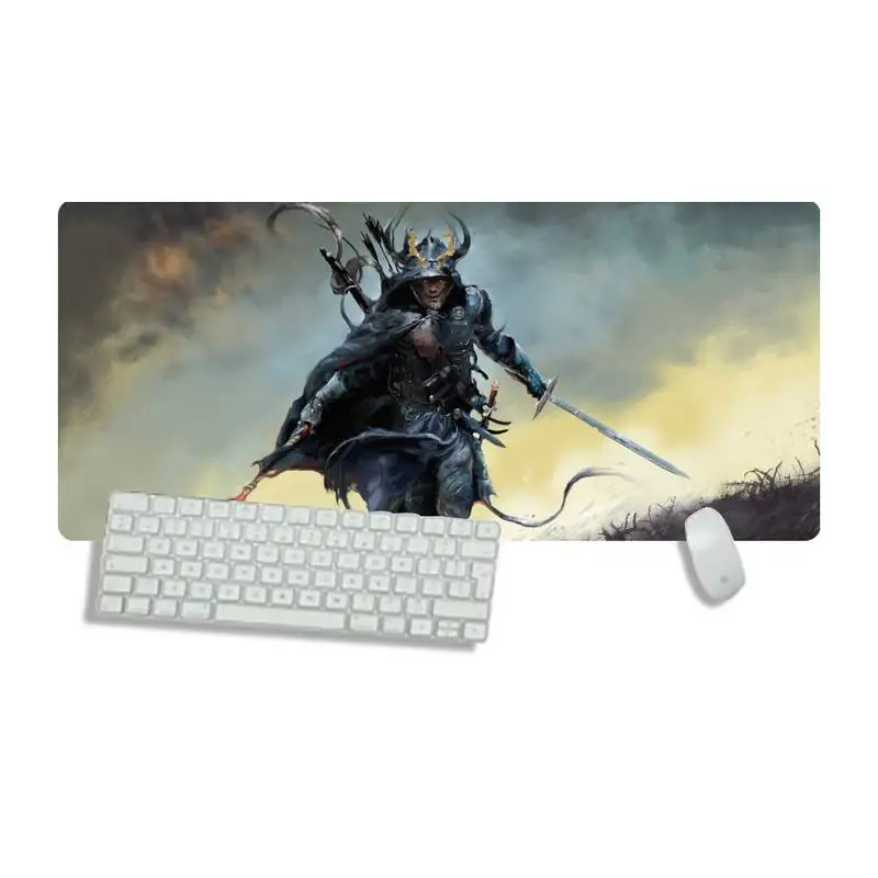 

Japan samurai Customized laptop Gaming mousepad Desk Table Protect Gamer Office Large Mouse pad mats Non-slip Laptop Cushion