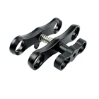 Шаровой Зажим с ЧПУ для спортивной камеры, фонарик с бабочкой, двойной держатель, крепление для подводной фотографии, адаптер для дайвинга