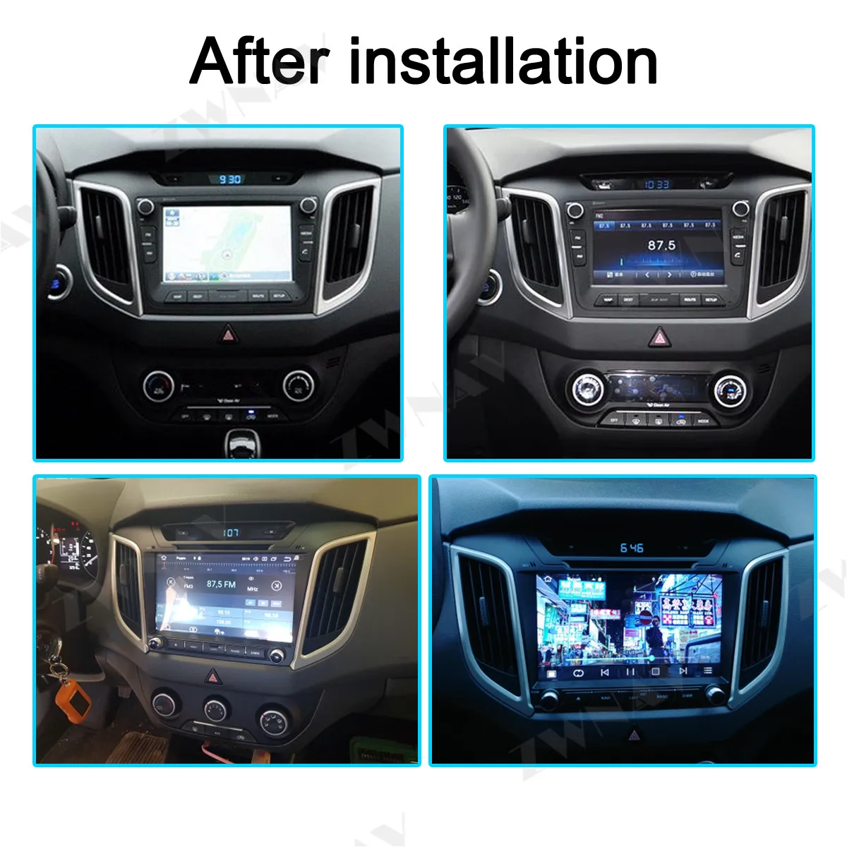 Автомобильный радиоплеер для Hyundai IX25 Android 10 64 ГБ GPS навигация мультимедийный плеер
