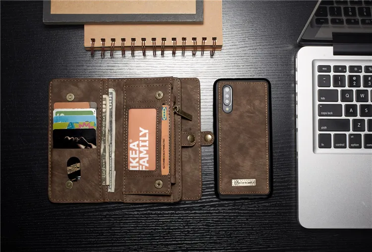 360 Роскошный кожаный чехол для samsung Galaxy A70, A30, A40, A50, чехол с откидной крышкой, кошелек на магните, деловой чехол для samsung A20, E, чехол
