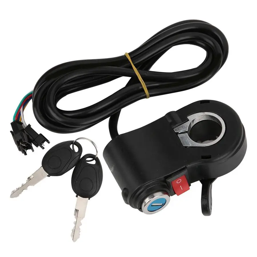 Замок На Руль для электрического велосипеда универсальный с индикатором