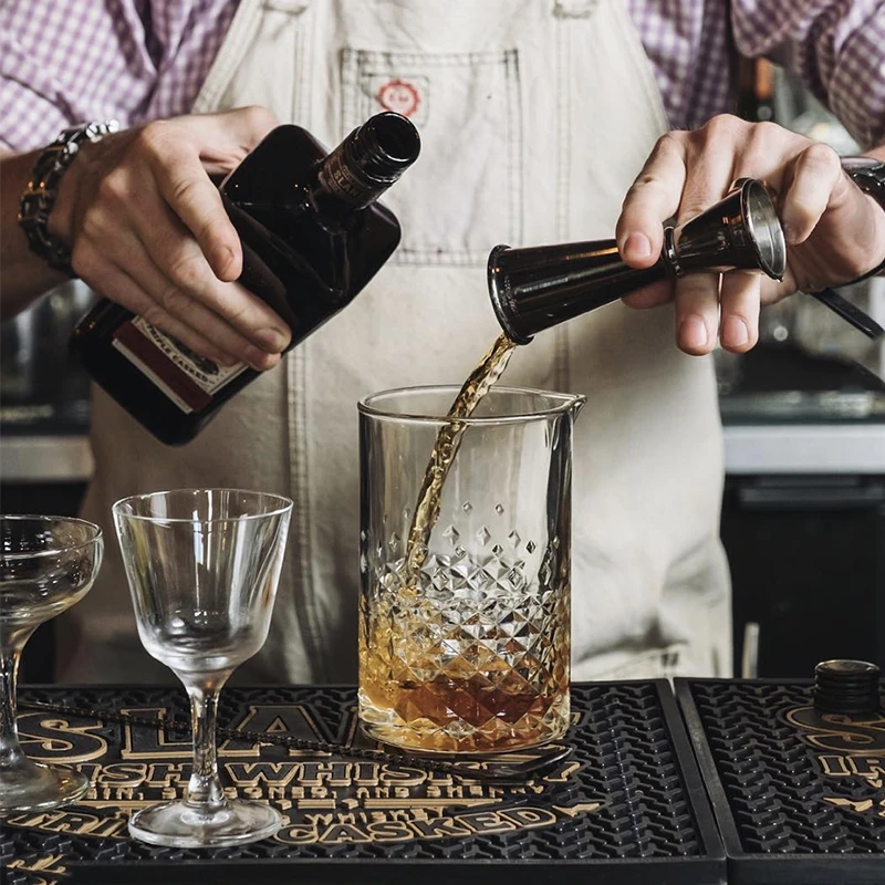 760 мл коктейль смешивания Стекло бармен с украшением в виде кристаллов стакан для