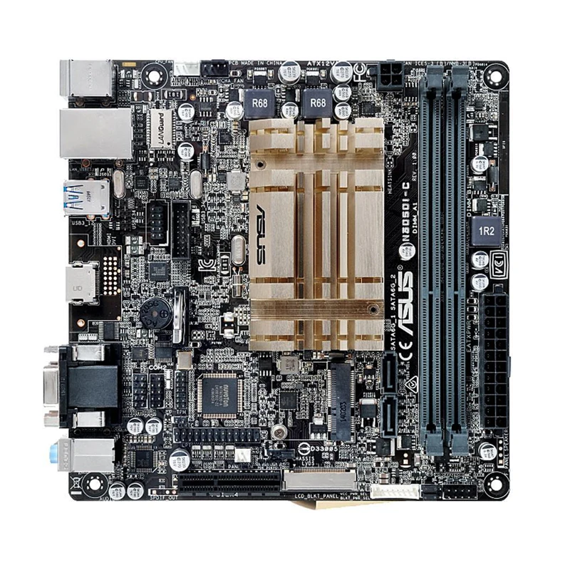 Оригинальная настольная Материнская плата ASUS N3050I-C Intel Celeron N3050 DDR3 PCI-E 2 0x4 VGA HDMI USB 3 0