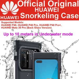original huawei snorkelling case pmma stainless steel underwater camera huawei p40 pro plus mate30 pro diving waterproof cover free global shipping