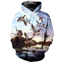 new product 3d printed animal duck top hoodie fashion mens sweatshirtzipper hoodie unisex casual sweaterpullover apparel 160