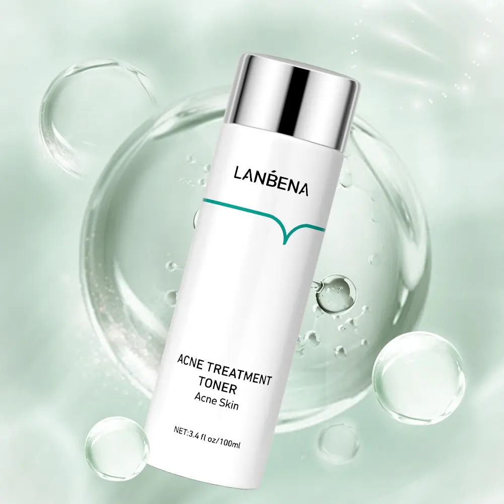 

LANBENA Acne Treatment Toner Oligopeptide Anti Acne Prelude Deep Moisturizing Plant Extracts Soothes Repair Skin Restore 100ml