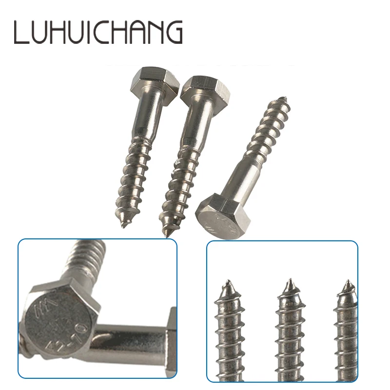 Luchang M6 M8 M10 винты с шестигранной головкой из нержавеющей стали саморезы внешний