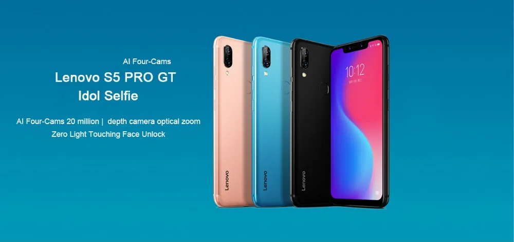 Lenovo S5 Pro GT Snapdragon 660, четыре ядра, 6,2 дюймов, восьмиядерный смартфон, 20МП, четыре камеры, 3500 мАч, Поддержка Google Play