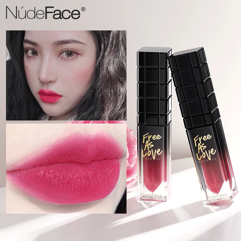 Уход за губами Блеск для губ жидкий блеск красота глазурованный макияж на заказ