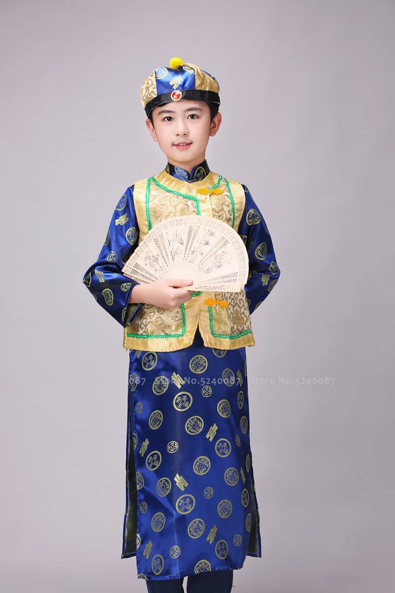 Традиционный китайский костюм Тан детское платье хозяина дома мастера ханьфу