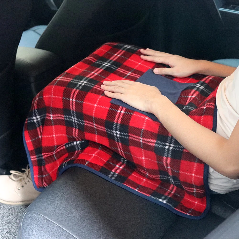 Electric Heating Blanket USB 5V Safety 88x65cm Portable Winter Warming Heated Carpet for Car Home Office Removable Washing