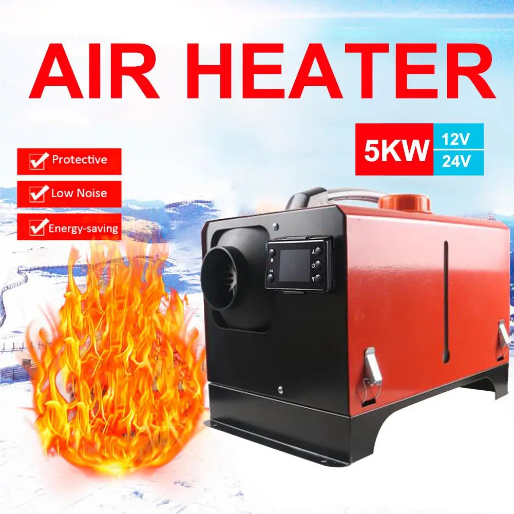 5KW Air Heater 12V 24V Parking Fuel Diesel Low Noise Compact Warm Blower For Cars Trucks Ships |