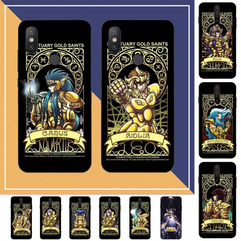 

Saint Seiya Knights Phone Case for Redmi Note 8 7 9 4 6 pro max T X 5A 3 10 lite pro