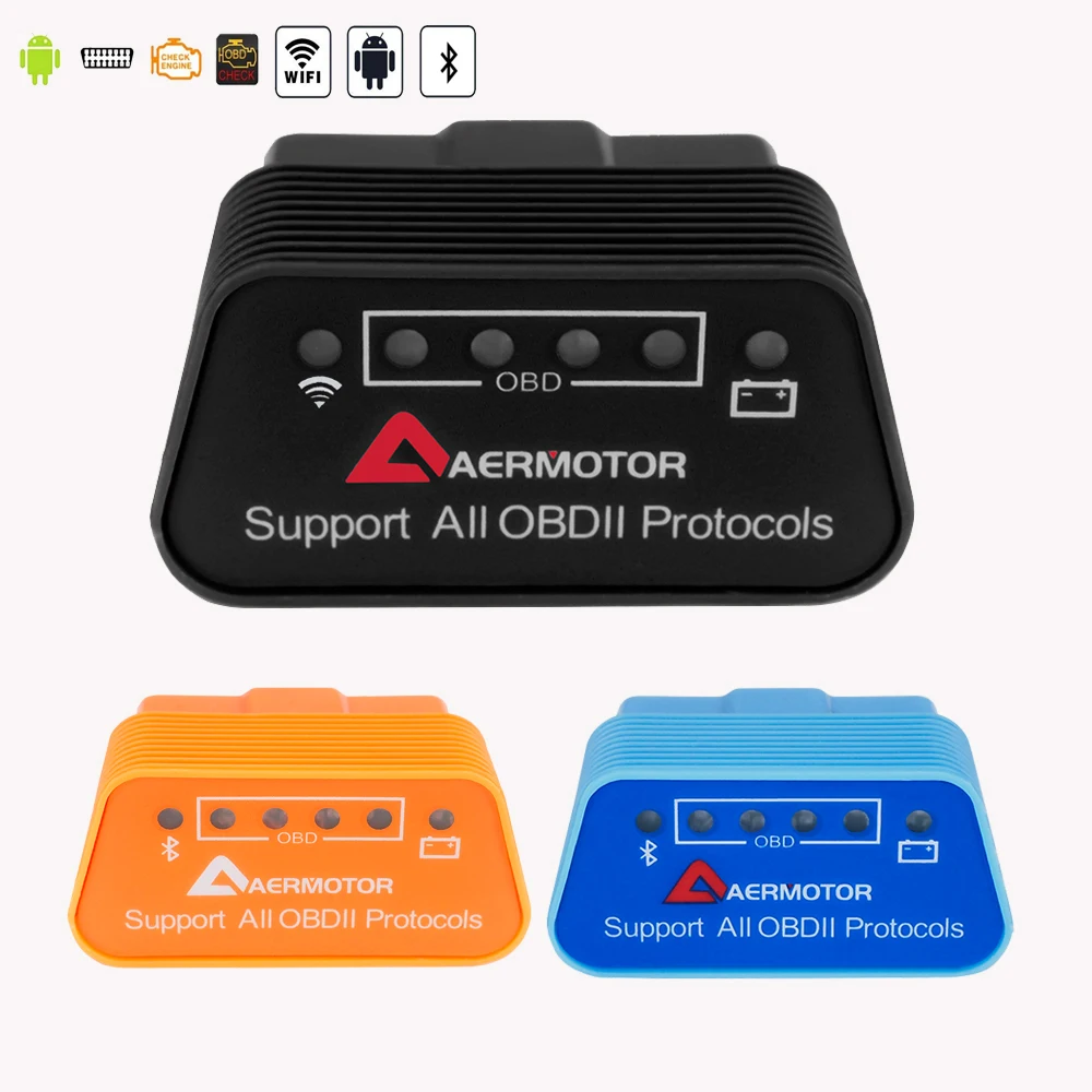 Мини сканер OBD2 с Bluetooth/Wi Fi для Chrysler 200 300c диагностический тестер проверки