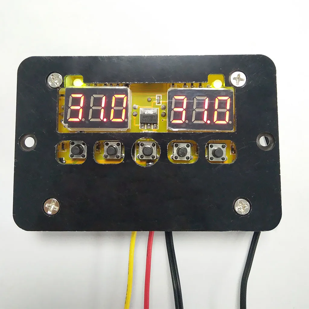 DC 12V двойной цифровой термостат регулятор температуры Модуль Датчика NTC 10K |