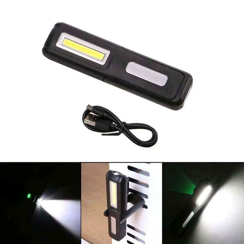 USB зарядка инспекционная лампа с сеткой COB рабочий флэш светильник может
