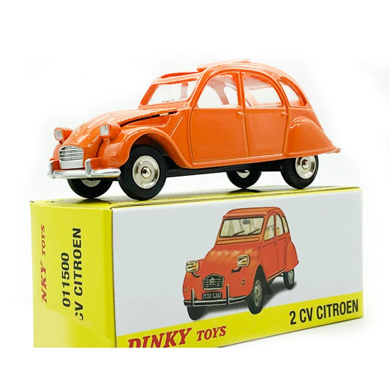 

Dinky Toys 1:43 2 CV Citroen оранжевая модель автомобиля