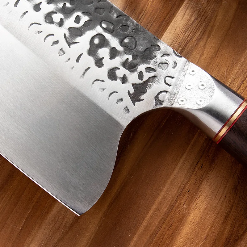 Утилита кованые 8 дюймов Кухня Ножи Нержавеющая сталь Кливер шеф повара Тесак