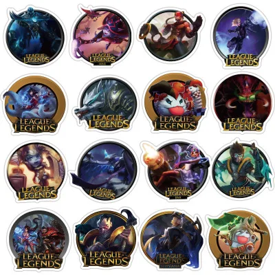 Наклейка s наклейки из игры League of Legends наклейка s 100 шт наклейка для ноутбука скейтборд наклейка s гитарная Наклейка для книги