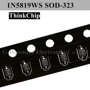 (100pcs) 1N5819WS SOD-323 0805 SMD Schottky Diode 1N5819 (Marking S4) SD103AWS