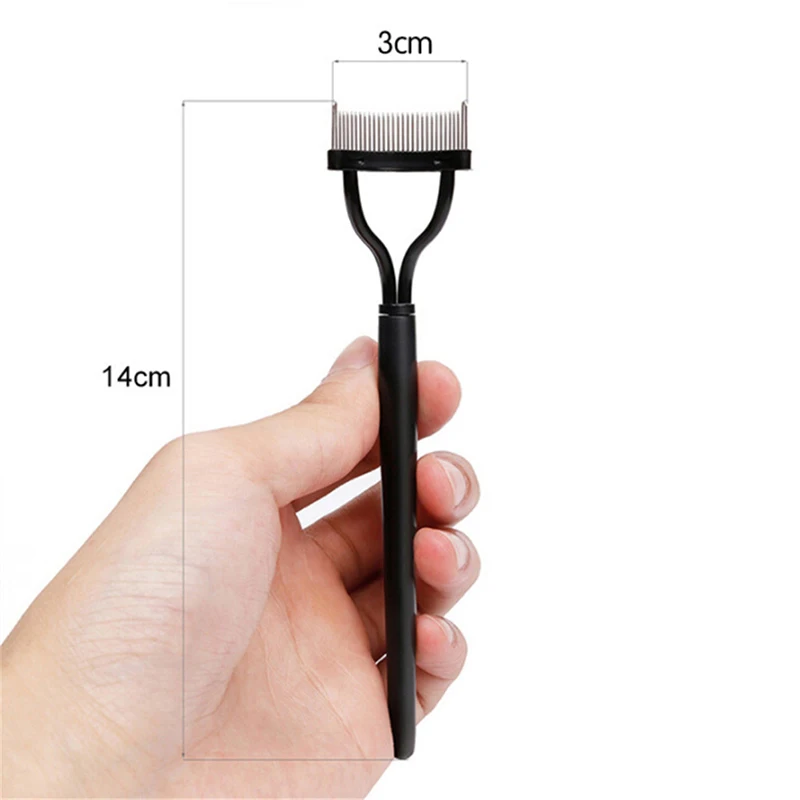 Расческа для ресниц направляющая туши аппликатор разделитель подтяжка бровей