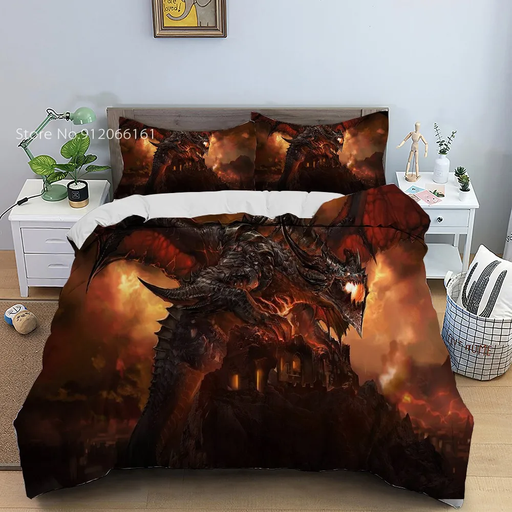 Постельное одеяло с принтом динозавра пододеяльник для мальчиков взрослых