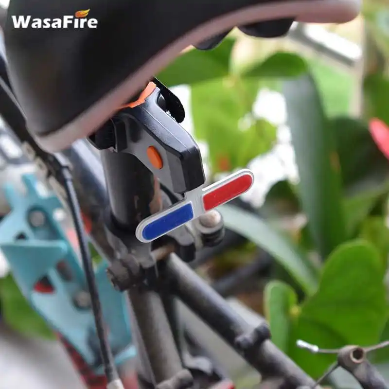 4 режима красные синие велосипед ночной езды на велосипеде сзади светильник