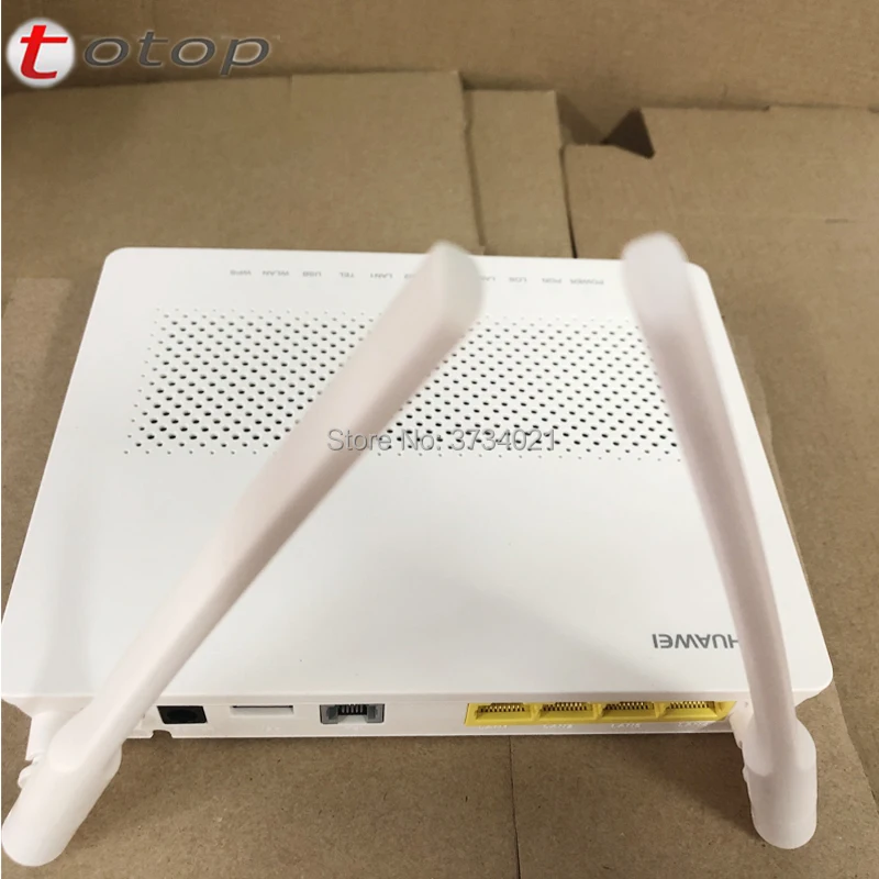 

100% Новый оригинальный Huawei EG8141A5 GPON ONU ONT 5dBi 1GE + 3FE + 1tel + USB + Wi-Fi HGU wifi маршрутизатор модем, английская прошивка