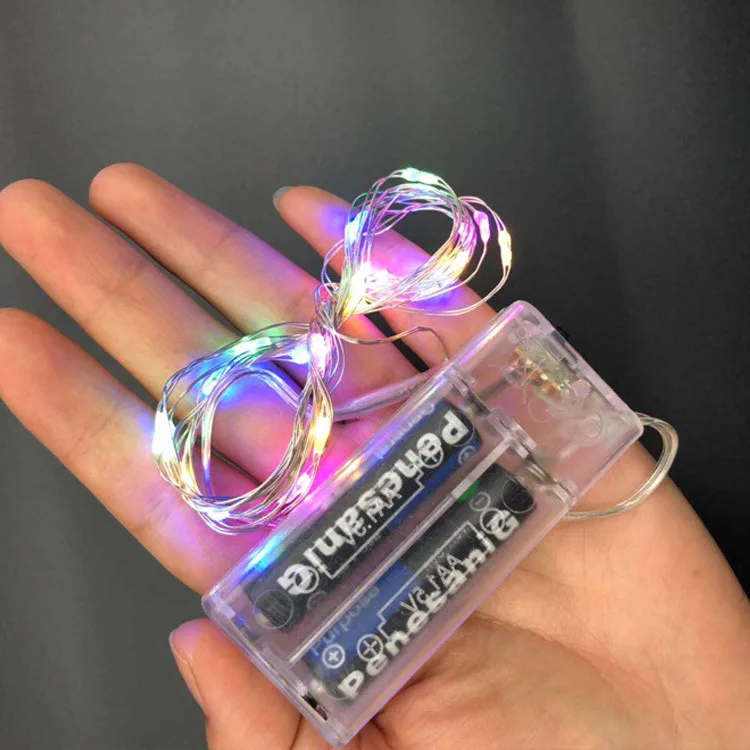 Медная батарея 10 м гирлянда Micro led Рождественское украшение Феи 3 провод luces 2
