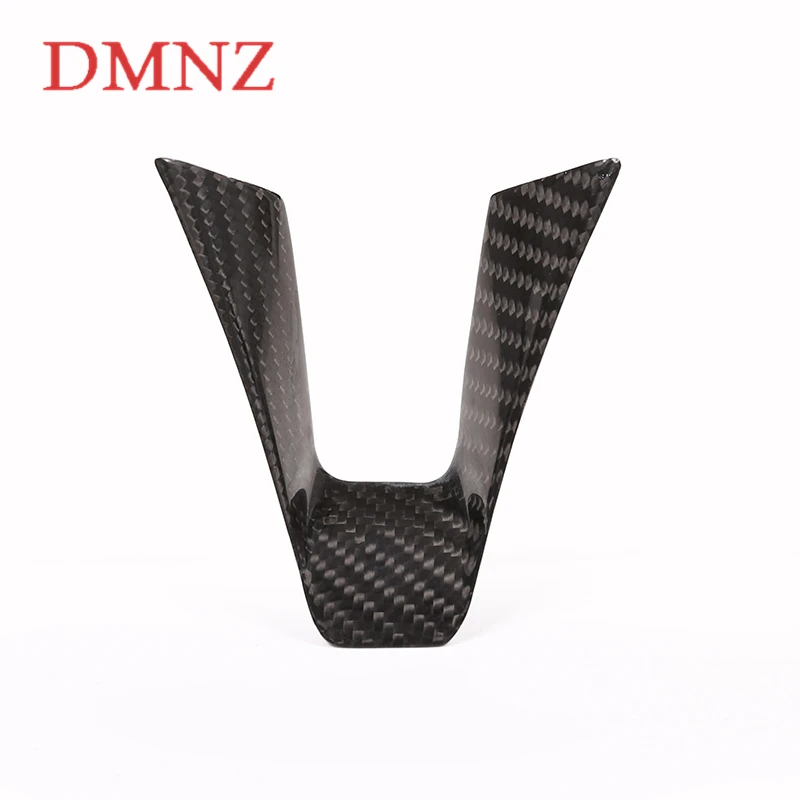 

Car real carbon fiber steering wheel decorative cover For Alfa Romeo giulia stelvio interior modification Accessories