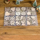 Винтажные снежинки, рождественские украшения для елки, Рождественское украшение, распродажа