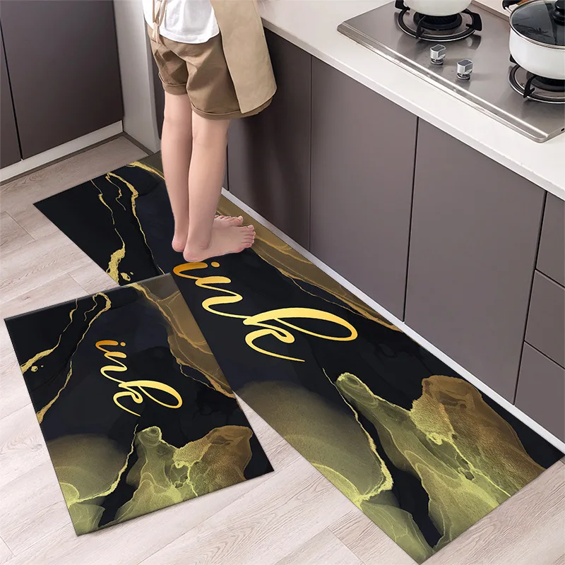 

Kitchen Carpet Home Cabinet Floor Mat Refrigerator Floormat Antifouling New Entrance Doormat Bathroom Bathtub Anti-slip Rug Mats