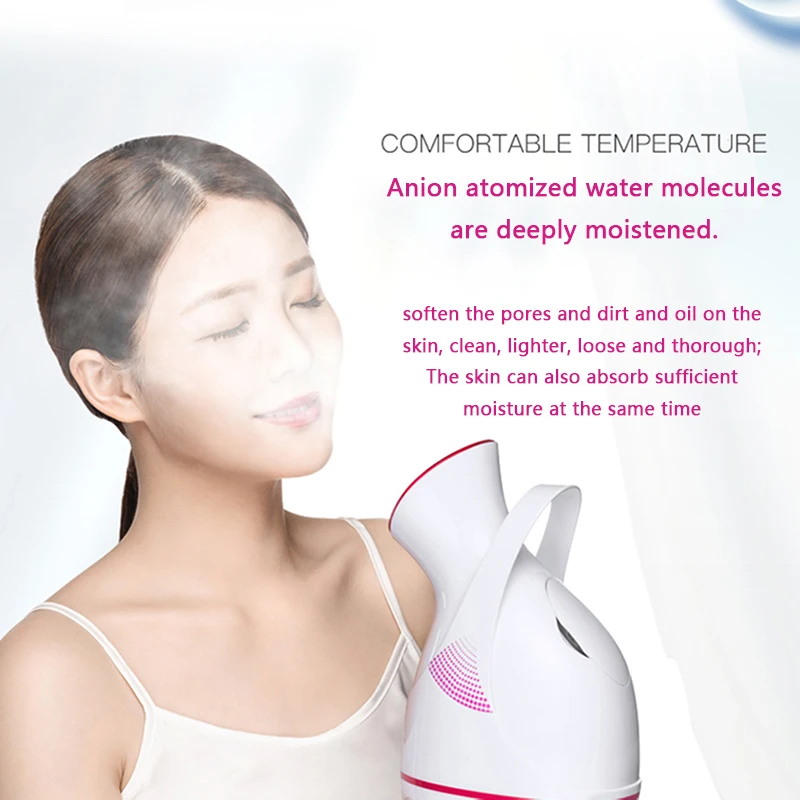

KONKA Facial Steamer Nano Ionic Face Steamer Machine Electric100ml Nano Ionic Moisturizing Skin Care Home Facial Spa Steamer