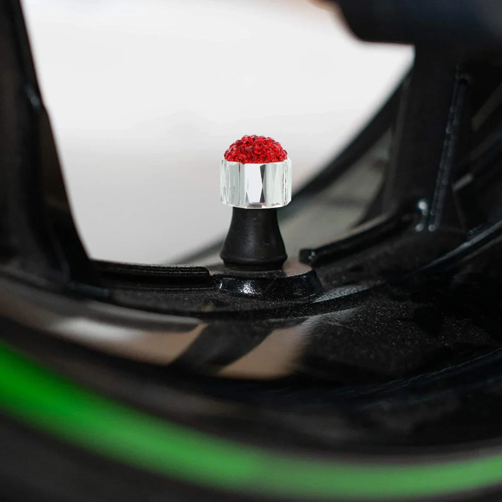 

1 set of Creative Tire Cap Tire Caps Tire Accessories Diamond Car Tire Cap